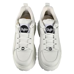 ★Buffalo London スニーカー★ Amazon.com | Buffalo Women Low-Top Sneakers, White, 9 US